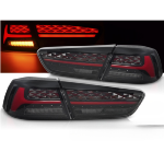 Paire de feux arriere Mitsubishi Lancer 8 08-16 FULL LED DYN Rouge