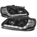 Paire de feux phares Renault Megane / Scenic 96-99 Daylight led noir