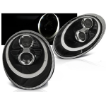 Paire de feux phares Porsche 911 997 04-09 xenon LTI noir