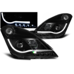 Paire de feux phares Suzuki Swift 10-13 Daylight led LTI noir