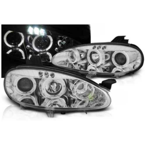 Paire de feux phares Mazda MX5 01-05 Angel Eyes chrome