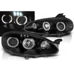 Paire de feux phares Mazda MX5 01-05 Angel Eyes noir