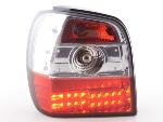 Paire de feux arrière VW Volkswagen Polo 6N 1995-1998 Rouge Chrome Led