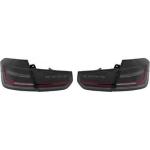 Paire de feux arriere BMW Serie 3 F30 2011-2019 Led Noir Fume Dyn