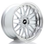 Jante JR Wheels JR23 20x10,5 ET15-25- 5 Trous sur mesure -Hyper Silver w/ Machined Lip