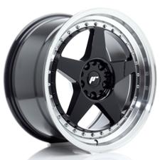 Jante JR Wheels JR6 18x9,5 ET22 - 5x114.3/5x120 - Gloss black Machined lip