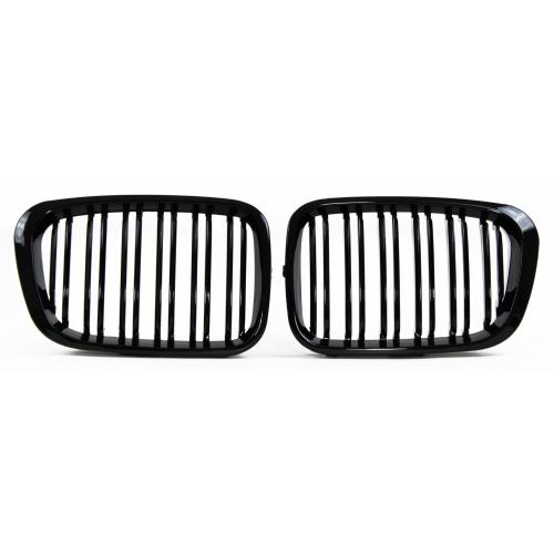 Calandre avant ABS BMW Serie 3 E46 Berline de 1998 a 2001 Noir, sans embleme