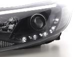 Paire de feux phares Daylight Led Ford Focus 3 C346 10-14 Noir
