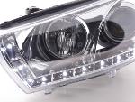 Paire de feux phares Daylight Led VW Scirocco de 08-14 chrome