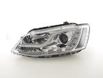 Paire de feux phares Daylight led DRL VW Jetta 6 11-17 chrome