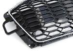 Grille Calandre avant ABS Audi A4 B9 de 2020 a 2023 Chrome et Noir Look Sport