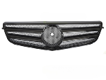 Grille calandre Mercedes classe C W204 de 2007 a 2014 Look CL Noir Brillant