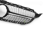 Grille calandre Mercedes classe C W205 14-18 Look Diamant Noir Chrome
