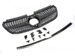 Grille calandre Mercedes Classe V W447 de 2014 a 2019 Noir Brillant Chrome