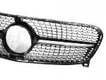 Grille calandre Mercedes GLA X156 de 2013 a 2016 Noir Chrome
