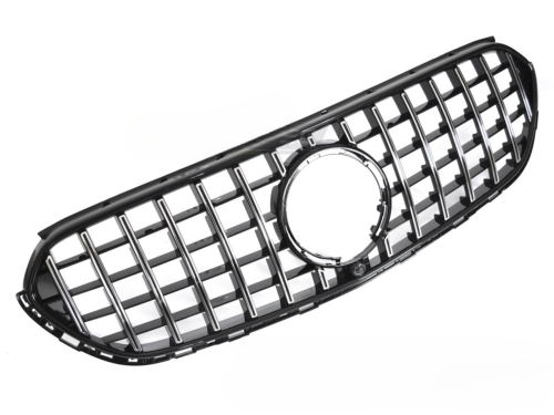 Grille calandre Mercedes GLC X254 de 2022 a 2025 Noir Brillant Chrome