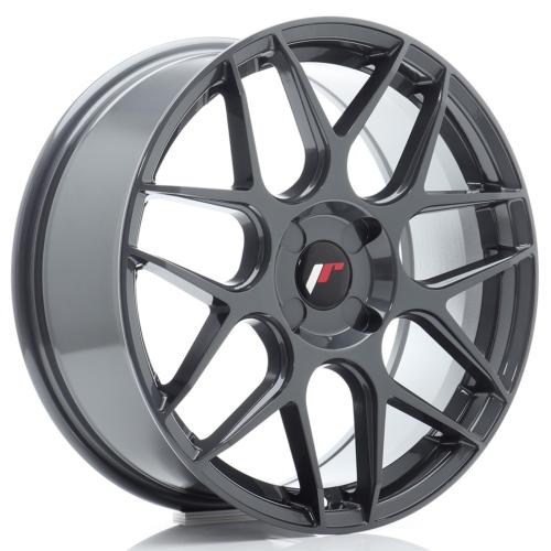 Jante JR Wheels JR18 18x7,5 ET20-40 - 4 trous sur mesure - Hyper Gray