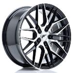 Jante JAPAN RACING JR28 17" x 8" 5x114.3 ET40 Gloss Black Machined Face