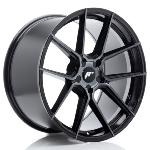 Jante JR Wheels JR30 20x9,5 ET22-40 - 5 trous sur mesure - Black machined Tinted face