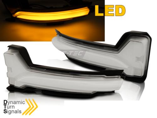 Paire Clignotant Repetiteur retroviseur Ford Focus 18-21 Clair LED Dynamique
