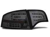 Paire de feux arriere Audi A4 B7 berline de 2004 a 2008 LED fume
