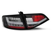 Paire de feux arriere Audi A4 B8 08-11 berline LED BAR noir