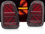 Paire de feux arriere Mini Cooper F60 de 2016 a 2020 FULL LED BAR Rouge