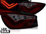 Paire de feux arriere Seat Ibiza 6J 08-12 led Bar rouge fume