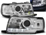 Paire de feux phares Audi 80 B4 91-96 Daylight led chrome