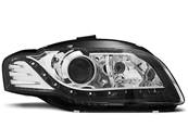 Paire de feux phares Audi A4 B7 de 2004 a 2008 Daylight led noir
