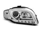 Paire de feux phares Audi A4 B7 de 2004 a 2008 Tube Light led LTI chrome