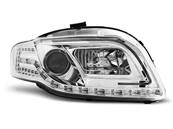 Paire de feux phares Audi A4 B7 de 2004 a 2008 Tube Light Led chrome