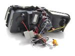 Paire de feux phares Audi A4 cabriolet de 2002 a 2006 Daylight led noir