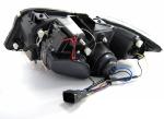 Paire de feux phares BMW serie 3 E90 / E91 de 2005 a 2008 angel eyes CCFL noir