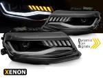 Paire de feux phares Chevrolet Camaro 16-18 Xenon Led dyn Noir