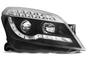 Paire de feux phares Opel Astra H 04-10 Daylight led noir