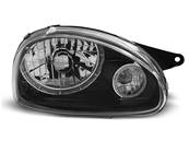 Paire de feux phares Opel Corsa B 93-00 angel eyes noir