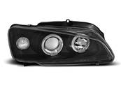 Paire de feux phares Peugeot 106 96-03 angel eyes noir