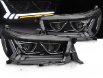 Paire de feux phares Toyota Hilux 16-20 FULL LED LTI DRL DYN Noir