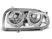 Paire de feux phares VW Golf 3 91-97 angel eyes chrome