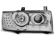 Paire de feux phares VW T4 Transporter 90-03 Daylight led chrome