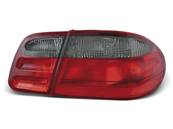 Paire de feux arriere pour Mercedes classe E W210 95-02 rouge fume