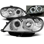 Paire de feux phares Citroen Saxo 99-03 angel eyes chrome