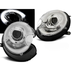 Paire de feux phares Mini Cooper 06-14 Daylight LTI chrome