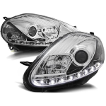 Paire de feux phares Fiat Grande Punto 05-08 Daylight chrome