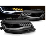 Paire de feux phares Chevrolet Camaro 16-18 Xenon Led dyn Noir