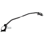 Barre anti rapprochement avant Opel Calibra de 1990 a 1997 - Acier noir