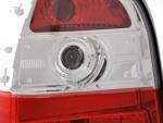 Paire de feux arrière VW Polo 6N 1995 a 1998 Rouge Chrome