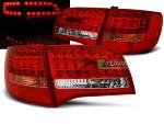 Paire de feux arriere Audi A6 C6 05-08 break LED rouge blanc