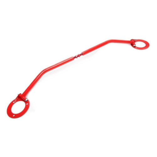 Barre anti rapprochement superieur Avant Audi A3 8P 2003 a 2012 acier rouge